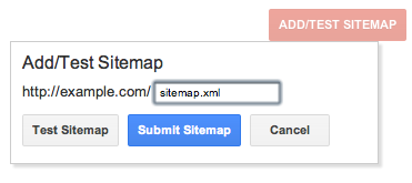 AddTestSitemap