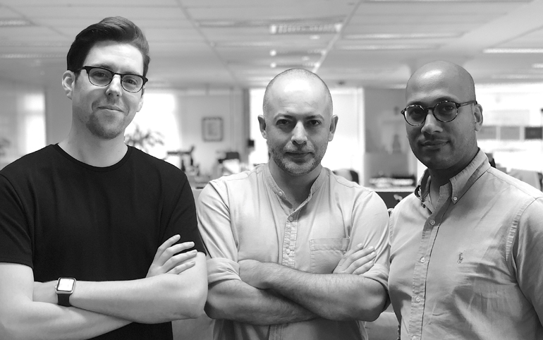 From left to right: Creative Director of Experience Design, Mark Law, Senior Technology Director, Laurent Thevenet, and Executive Director for Consulting APAC, Jehan Leanage. RGA Singapore Launches Brand AI