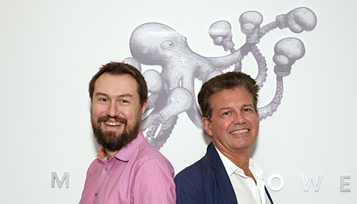 From left: Vincent Digonnet & Jonny Stark Vincent Jonny Stark